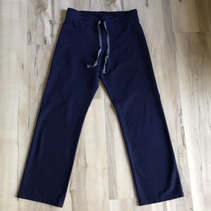 Navy figs scrub pant